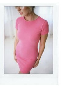 Sinsay - Sukienka mini - różowy. Kolor: różowy. Długość: mini #1