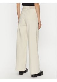 Calvin Klein Jeansy K20K208018 Écru Wide Leg. Kolor: kremowy #5