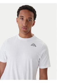 Kappa Komplet 3 t-shirtów Logo Sylvo 322562W Biały Regular Fit. Kolor: biały. Materiał: bawełna