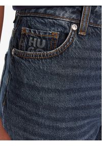 Hugo - HUGO Jeansy Gealena_2 50542144 Granatowy Wide Leg. Kolor: niebieski #3