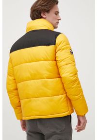 Superdry kurtka męska kolor żółty zimowa. Okazja: na co dzień. Kolor: żółty. Materiał: włókno. Sezon: zima. Styl: casual #5