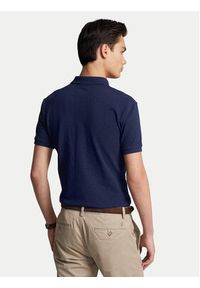 Polo Ralph Lauren Polo 710680784292 Granatowy Custom Slim Fit. Typ kołnierza: polo. Kolor: niebieski. Materiał: bawełna