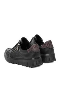 Rieker Sneakersy N1301-01 Czarny. Kolor: czarny. Materiał: skóra #6