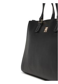 TOMMY HILFIGER - Tommy Hilfiger Torebka Th Joy Satchel AW0AW16814 Czarny. Kolor: czarny. Materiał: skórzane #3