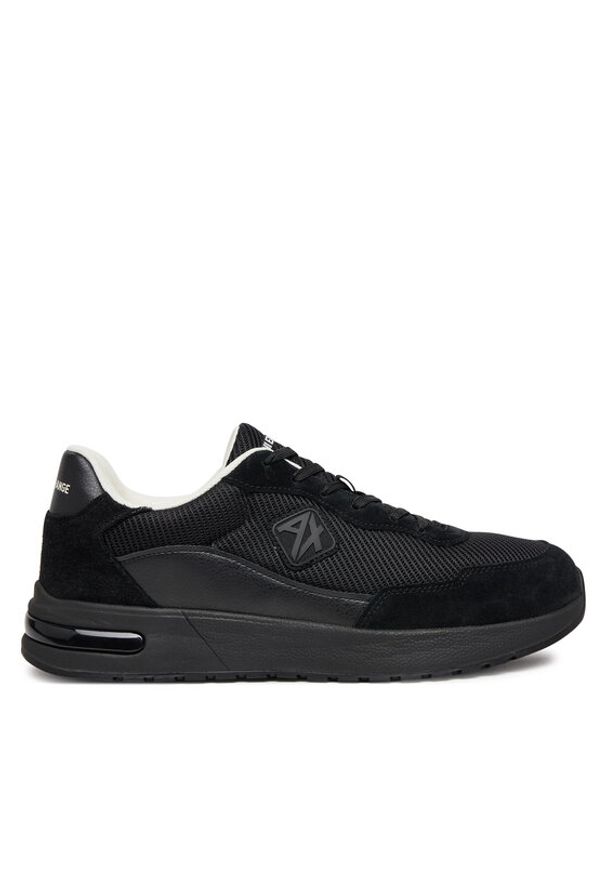 Armani Exchange Sneakersy XUX240 XV910 Q781 Czarny. Kolor: czarny. Materiał: materiał