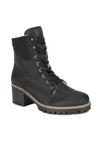 Rieker Trzewiki Y8610-00 Czarny. Kolor: czarny. Materiał: materiał #4