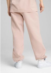 Puma - Spodnie dresowe unisex Essentials Elevated PUMA Rose Quartz Pink. Kolor: różowy. Materiał: dresówka