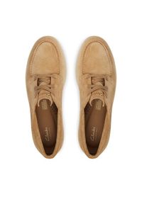Clarks Półbuty Lockford Boat 26186187 Beżowy. Kolor: beżowy. Materiał: zamsz, skóra #2