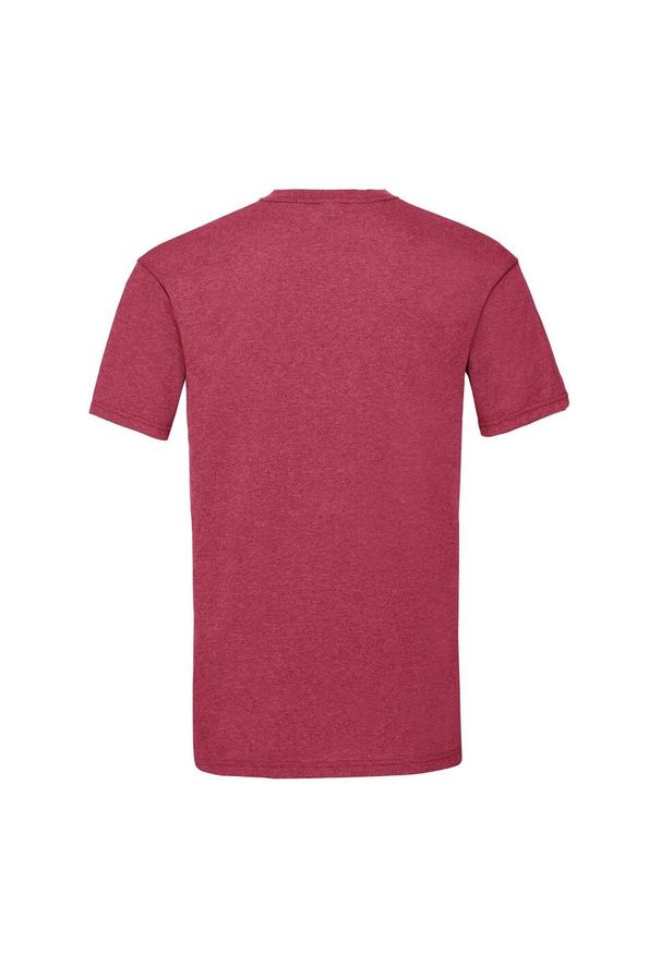 FRUIT OF THE LOOM - Koszulka Unisex Dla Dorosłych Valueweight. Kolor: czerwony