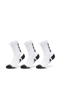 Zestaw 3 par wysokich skarpet męskich Under Armour. Kolor: biały