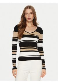 Guess Sweter W5RR22 Z2Y72 Kolorowy Regular Fit. Materiał: wiskoza. Wzór: kolorowy