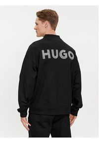 Hugo Bluza 50509978 Czarny Oversize. Kolor: czarny. Materiał: bawełna #3