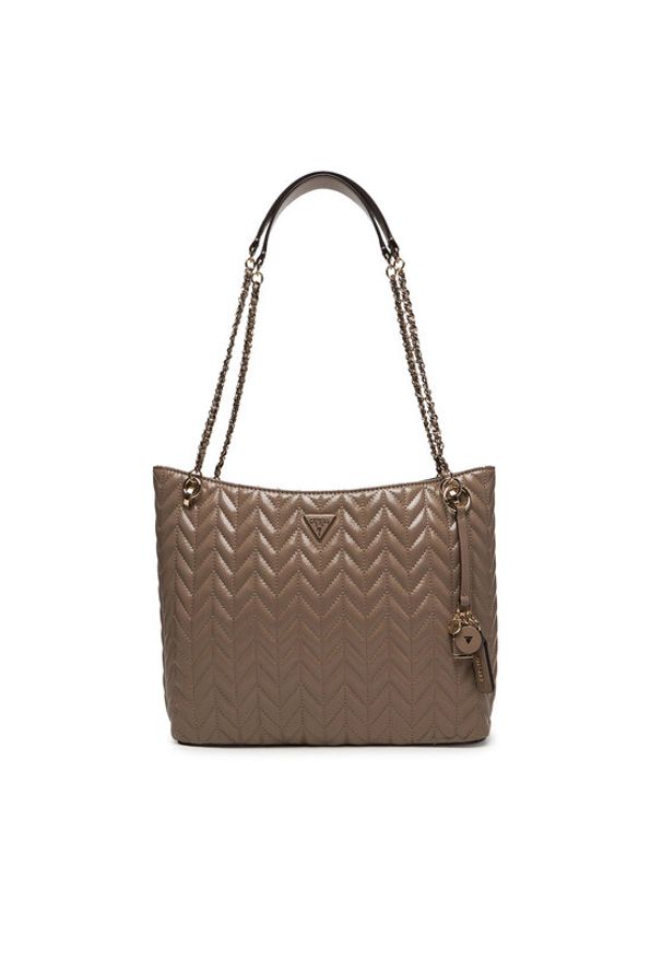 Guess Torebka Cheryl HWTQ97 20220 Beżowy. Kolor: beżowy. Materiał: skórzane