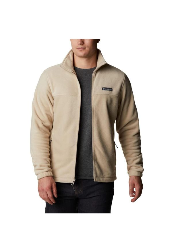 columbia - Polar turystyczny męski Columbia Steens Mountain. Kolor: beżowy. Materiał: poliester. Sport: turystyka piesza