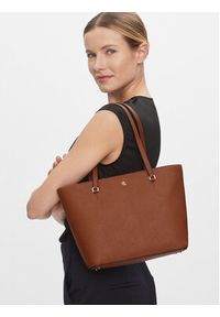 Lauren Ralph Lauren Torebka 431924351002 Brązowy. Kolor: brązowy. Materiał: skórzane #5