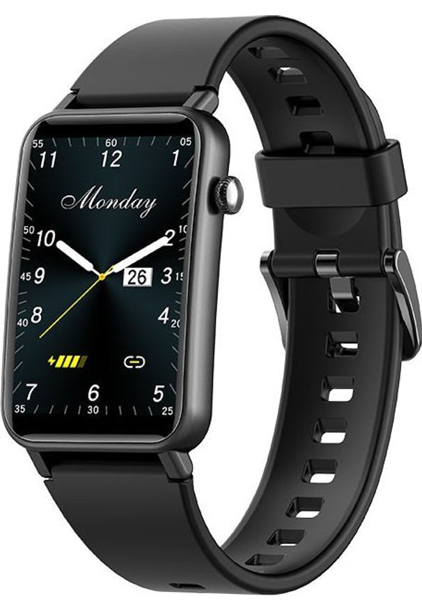 Smartwatch Kumi U3 Czarny (KU-U3/BK). Rodzaj zegarka: smartwatch. Kolor: czarny