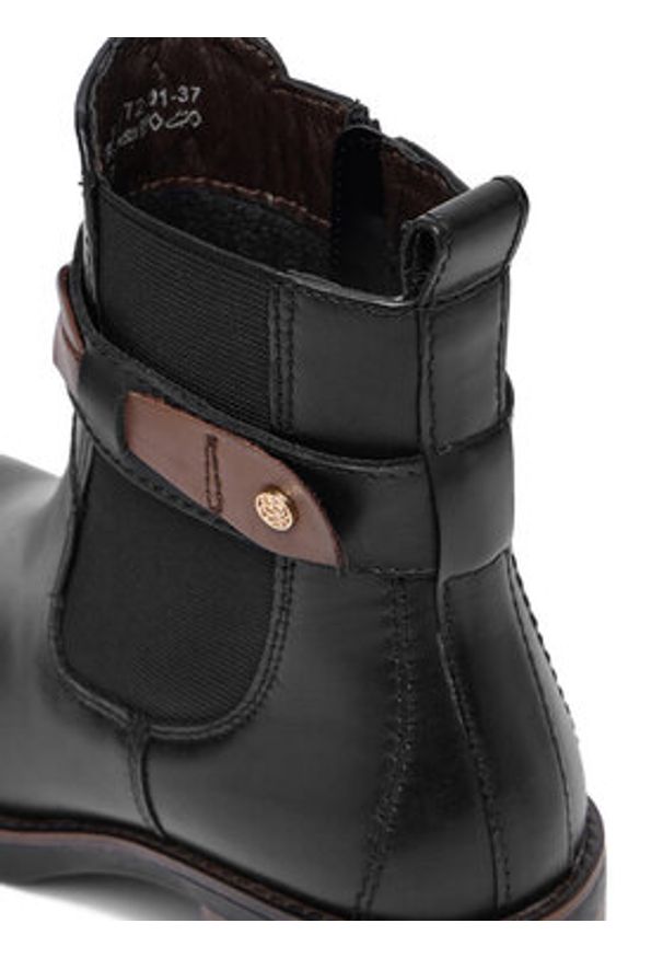 Lasocki Botki CEO-RST-6372-01 Czarny. Kolor: czarny. Materiał: skóra