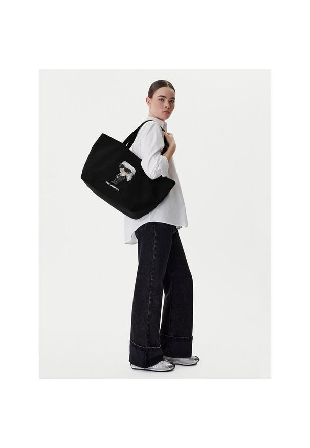 Karl Lagerfeld - Torebka KARL LAGERFELD. Kolor: czarny