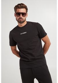 Les Hommes - T-shirt męski z logo LES HOMMES