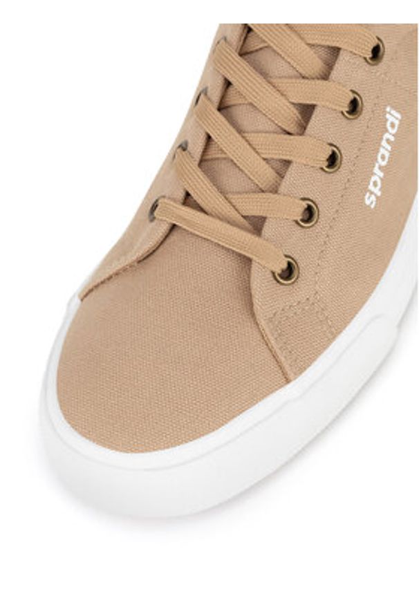 Sprandi Trampki MSK-230717 Beżowy. Kolor: beżowy. Materiał: materiał