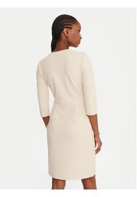 Rinascimento Sukienka koktajlowa CFC0020071002 Beżowy Regular Fit. Kolor: beżowy. Materiał: syntetyk. Styl: wizytowy #6