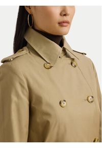 Lauren Ralph Lauren - LAUREN RALPH LAUREN Trencz 297967126002 Beżowy Regular Fit. Kolor: beżowy. Materiał: bawełna #3