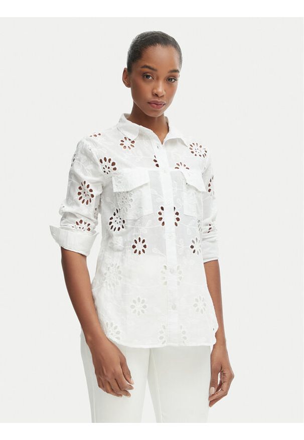 Iconique Koszula Blake IC26-005 Biały Regular Fit. Kolor: biały. Materiał: bawełna