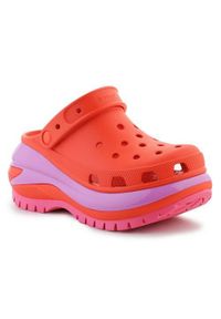 Buty do chodzenia damskie Crocs Mega Crush Clog Lava. Kolor: wielokolorowy. Materiał: syntetyk, materiał. Sport: turystyka piesza #1