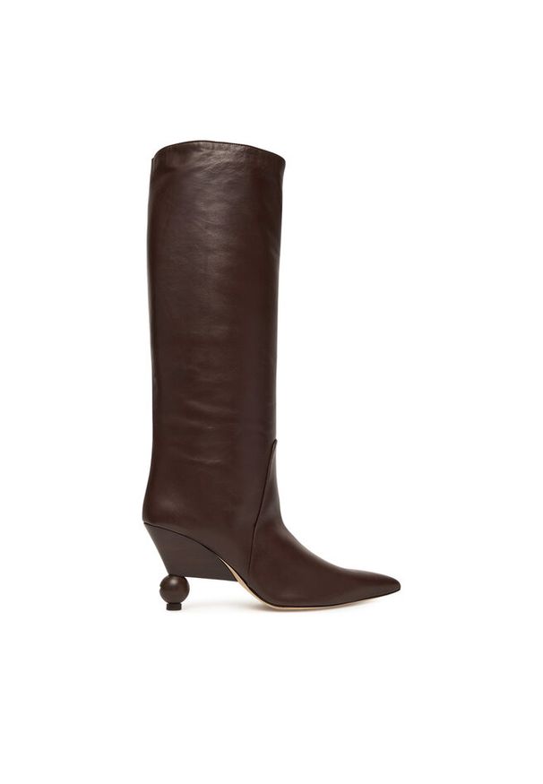 Kozaki Weekend Max Mara. Kolor: brązowy