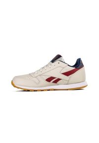 Buty do chodzenia dla dzieci Reebok Classic Leather. Zapięcie: sznurówki. Kolor: biały. Materiał: materiał, syntetyk. Szerokość cholewki: normalna. Model: Reebok Classic. Sport: turystyka piesza
