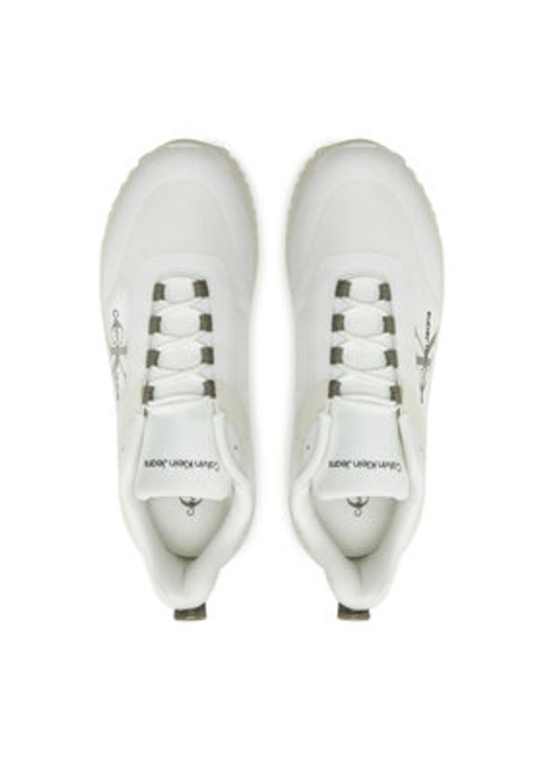 Calvin Klein Jeans Sneakersy Eva Runner Low Lace Ml YM0YM00968 Biały. Kolor: biały. Materiał: materiał