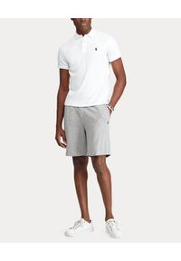 Ralph Lauren - RALPH LAUREN - Biała koszulka z logo Regular Fit. Typ kołnierza: polo. Kolor: biały. Materiał: bawełna, prążkowany. Wzór: haft. Styl: sportowy #5