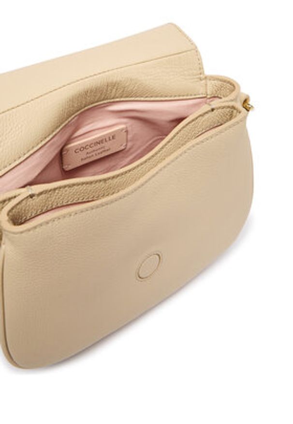 Coccinelle Torebka U7F Coccinellemavery E1 U7F 18 02 01 Beżowy. Kolor: beżowy. Materiał: skórzane