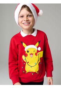 Sinsay - Bluza Pokémon - czerwony. Kolor: czerwony. Długość rękawa: długi rękaw. Długość: długie #1