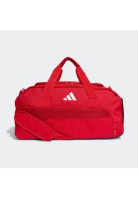 Adidas - Tiro League Duffel Bag Small. Kolor: czerwony, biały, wielokolorowy, czarny. Materiał: materiał. Sport: fitness