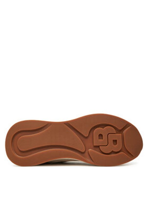BOSS Sneakersy B Icon Runn Crcsd 50548354 Beżowy. Kolor: beżowy. Materiał: zamsz, skóra