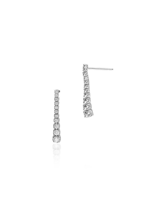 W.KRUK Unikalne Kolczyki Złote - złoto 750, Brylant 0,50ct - ZIE/KB+85B. Materiał: złote. Kolor: złoty. Kamień szlachetny: brylant