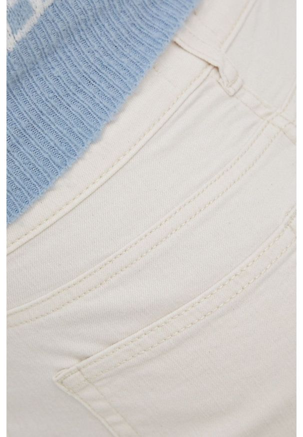 only - Only jeansy Kenya damskie medium waist. Kolor: beżowy