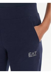 EA7 Emporio Armani Spodnie dresowe 8NTP85 TJTXZ 0555 Granatowy Regular Fit. Kolor: niebieski. Materiał: bawełna