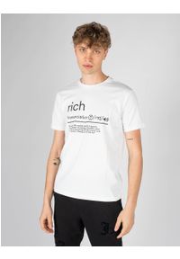 John Richmond T-Shirt "Worth". Okazja: na co dzień. Materiał: bawełna. Długość rękawa: krótki rękaw. Długość: krótkie. Wzór: nadruk. Styl: casual