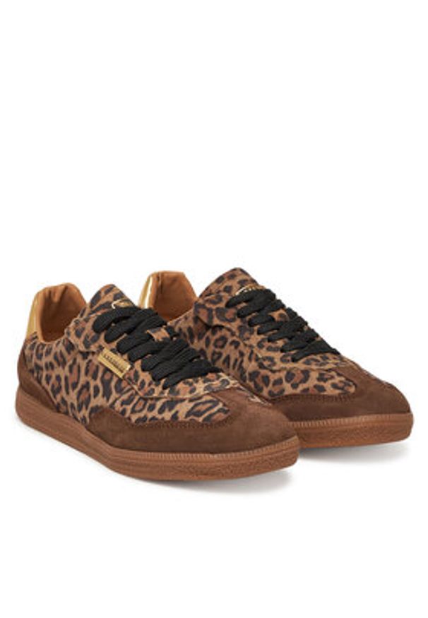 Steve Madden Sneakersy Emporia SM11003419 Brązowy. Kolor: brązowy. Materiał: zamsz, skóra
