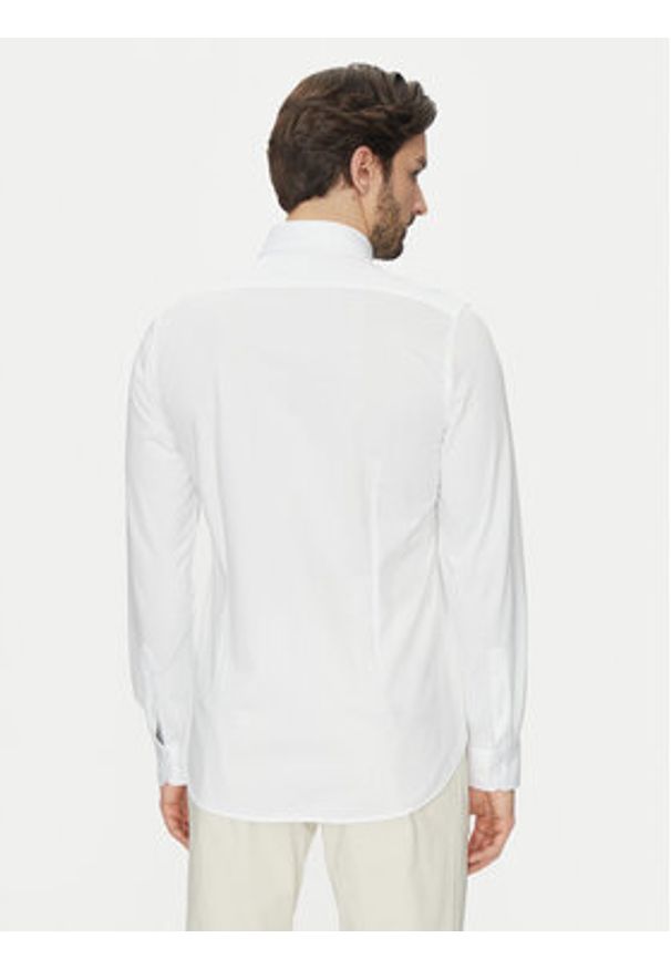 Michael Kors Koszula MD0MD91498 Biały Slim Fit. Kolor: biały. Materiał: bawełna