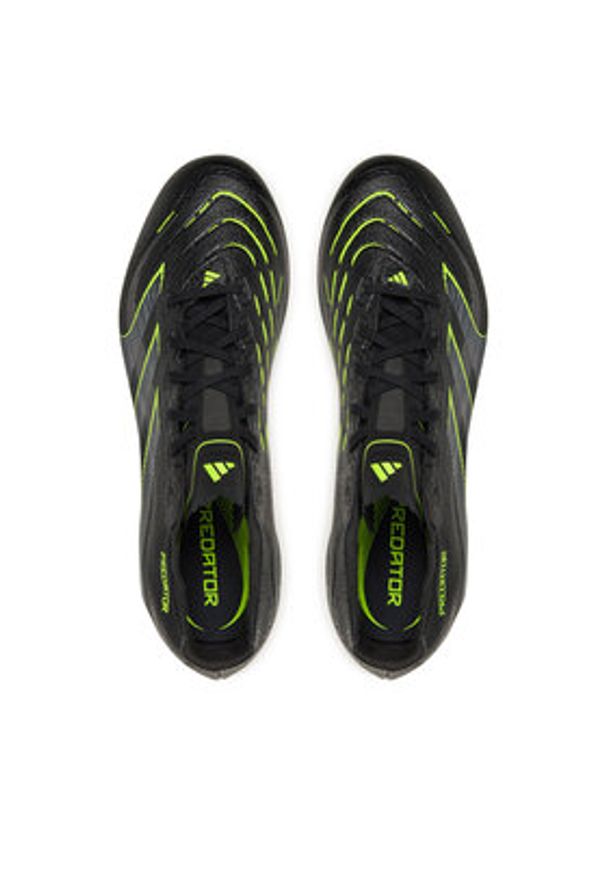 Adidas - adidas Buty do piłki nożnej Predator League JI1118 Czarny. Kolor: czarny. Materiał: skóra