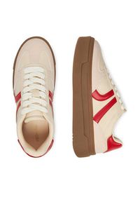 DeeZee Sneakersy AM2518 Beżowy. Kolor: beżowy. Materiał: skóra #3