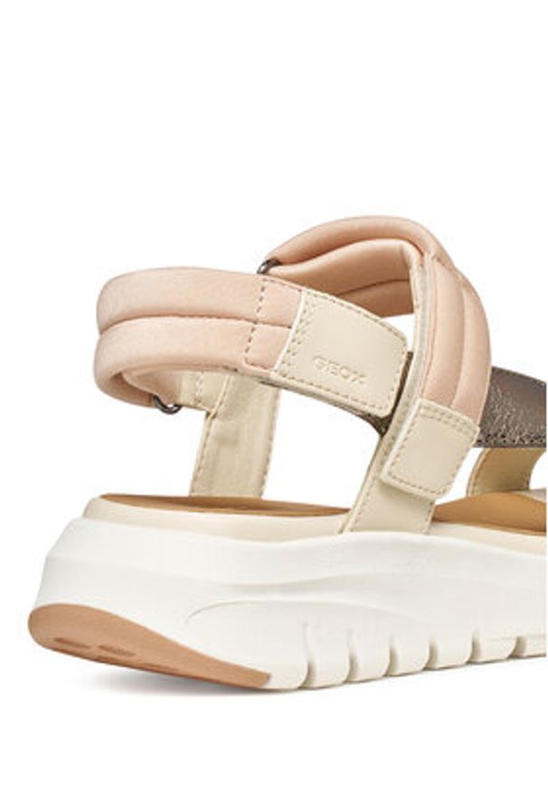 Geox Sandały D Flextride S D65BSD 0BCBN C1S5M Kolorowy. Materiał: skóra. Wzór: kolorowy