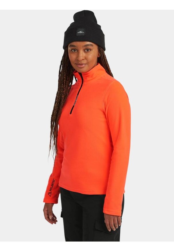 Sweter Damski O'Neill FWC'Cruz Jack's Polartec Hz. Kolor: pomarańczowy, wielokolorowy, żółty. Materiał: materiał, polar. Sport: turystyka piesza