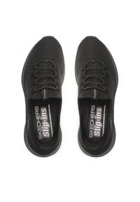 skechers - Skechers Sneakersy Right Away 232452/BBK Czarny. Kolor: czarny. Materiał: materiał #2