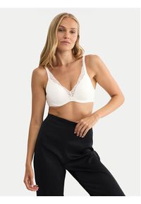 Triumph Biustonosz z fiszbiną Illusion 10219710 Kremowy. Kolor: kremowy. Materiał: syntetyk #5