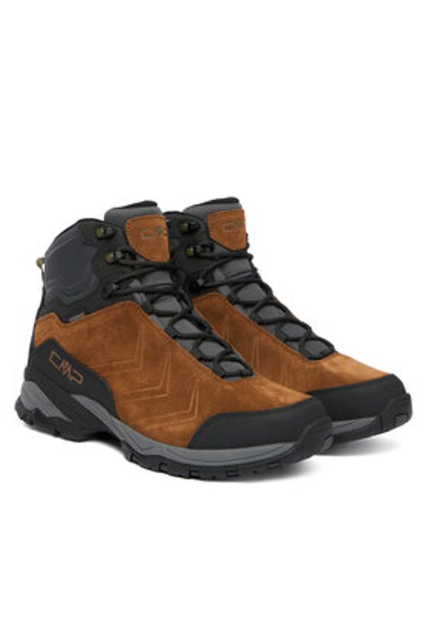CMP Trekkingi Melnick Mid 3Q18587 Brązowy. Kolor: brązowy. Materiał: skóra, zamsz