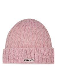 Pinko - PINKO Czapka 105989 A2Z2 Różowy. Kolor: różowy. Materiał: poliester, materiał